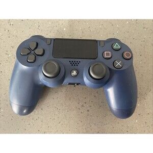 OEM Sony Playstation 4 Midnight Blue Dualshock Controller CUH-ZCT2U - Untested